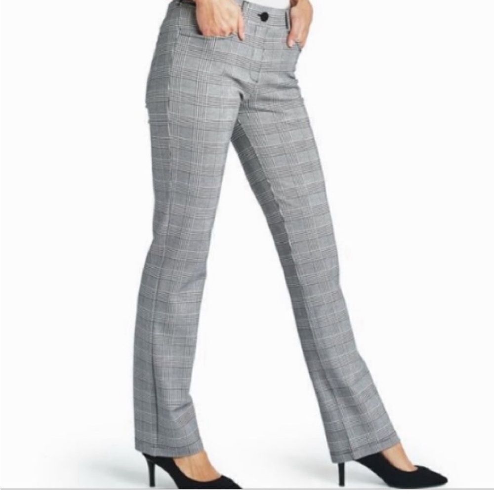 Lauren Ralph Lauren Adelle houndstooth Straight Bootcut trouser pants- Size 12